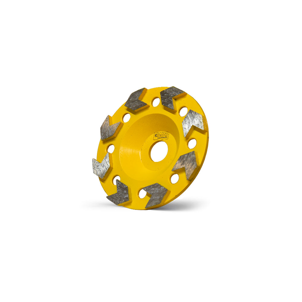 Bild 1 Pfeil-Diamantschleifscheibe Ø 125 mm Gelb, Typ C
