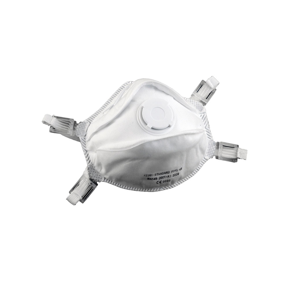 Bild 1 FFP 3 Maske - Partikelfiltrierende Papiermaske mit Ausatemventil