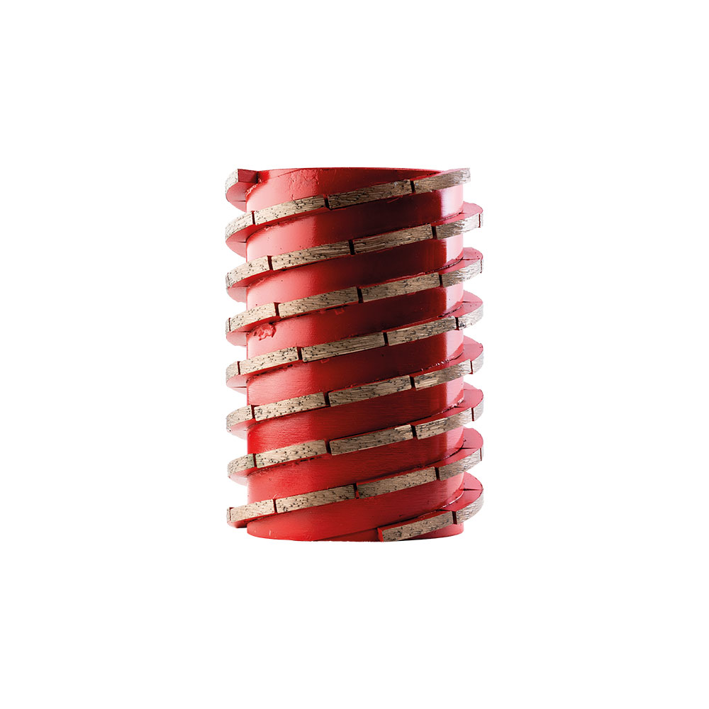 Bild 1 Diamant-Fräswalze A160Helix /C60 PRO "Rot" für MKI Bodenfräse FloorCat A26 PRO BL