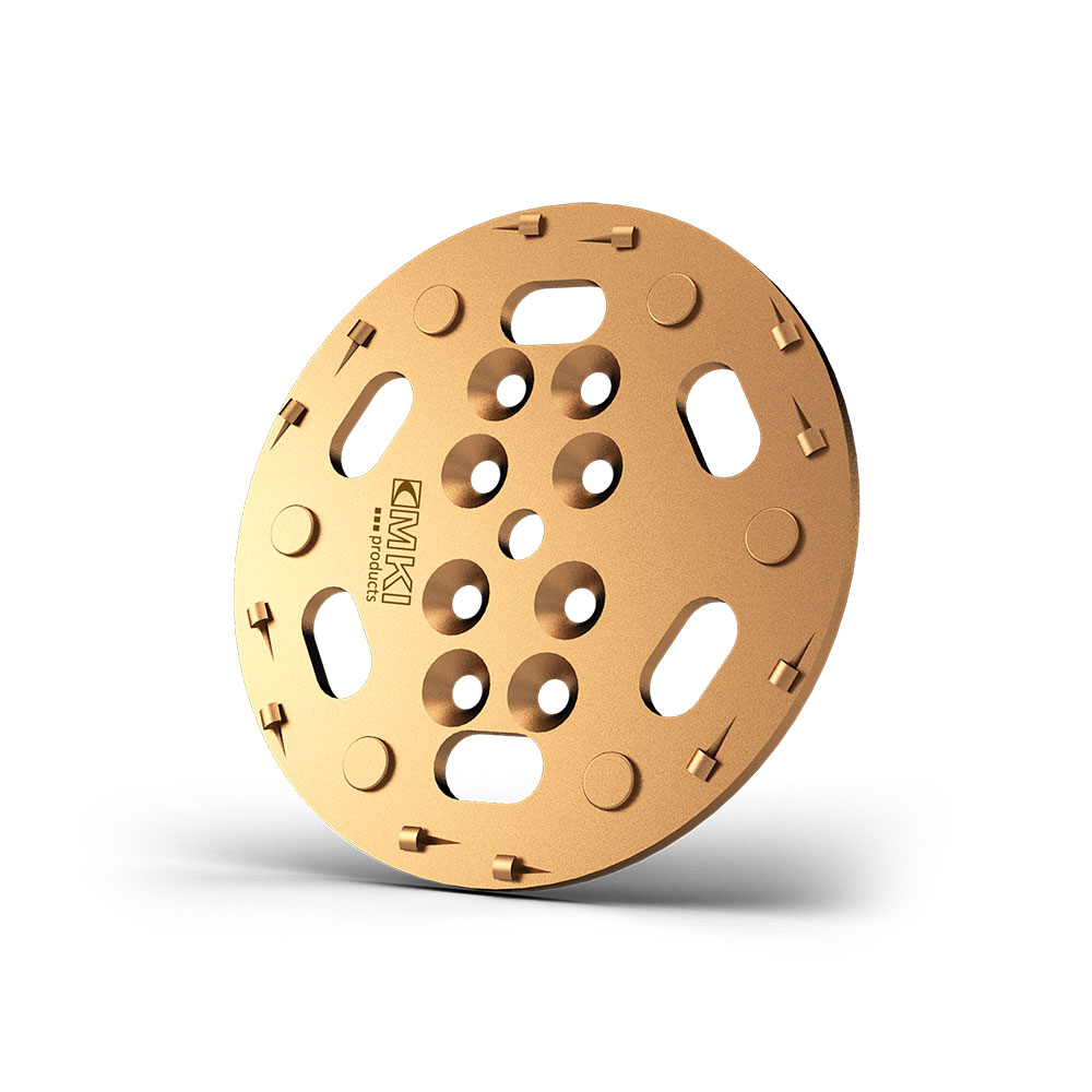 Bild 1 Schleifscheibe PKD 250 mm, gold Typ CD  für elastische Beläge und Epoxidbeläge