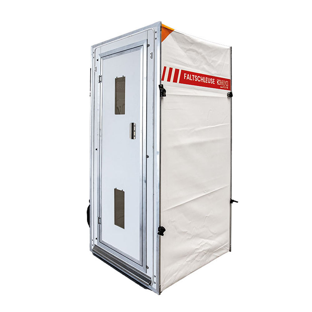 Bild 1 MKI REDLINE Faltschleuse 1 Kammer
