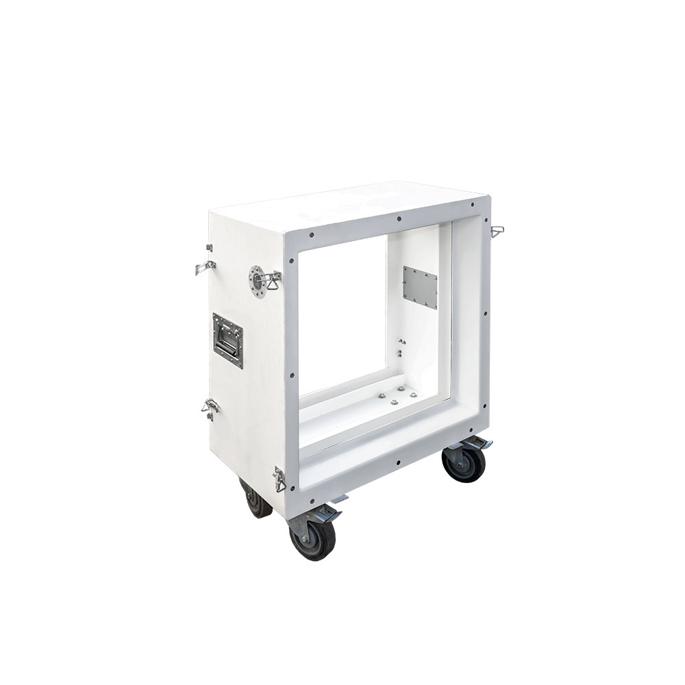 Bild 1 Filterkasten für Doppelfiltration, ohne Filter & Transportdeckel, für UHG 2.000 m³/h MKI REDLINE